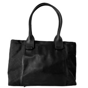 Tumi tote /satchel BLACK leather and nylon  bag
